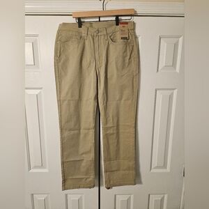 Levi's Khaki 514 Straight-Leg Jeans, New, 34x30